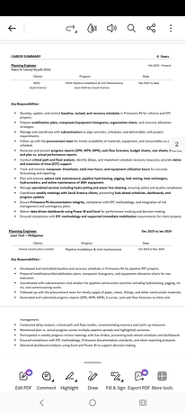 Riyadh, Job Seekers, Planning Engineer