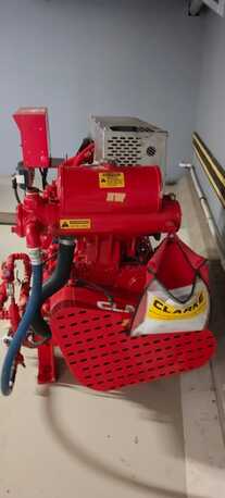 Jeddah, Heavy Equipment, SAR 15000,  For Sale &ndash; Clarke Fire Pump Diesel Engine (Used)