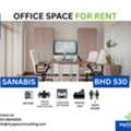 BHD 530,  160 Sq. Meter,  Modern Semi-Fitted Office For Rent In Sanabis | High Floor | Prime Tower Location
