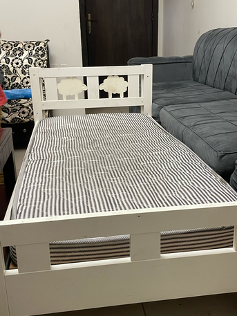 Al Khobar Al Shamalia, Furniture, SAR 100,  URGENT SALE TWO SINGLE BED WITH METRESS URGENT SALE