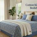 INR 1499,  Cotton King Size Bedsheet &ndash; Soft, Breathable & Premium Bedding | TheIndiGlobal