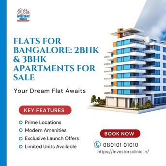 Bangalore, Real Estate, Flats In Bangalore &ndash; Modern 2BHK & 3BHK Apartments