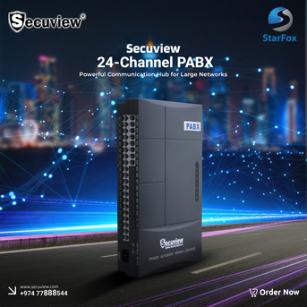 Doha, Electronics, QAR 1200,  Secuview 24-Channel PABX Powerful Communication Hub For Large Networks