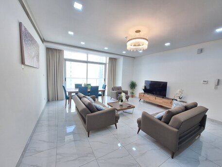 Juffair, Apartments, Flats, Houses & Villas, BHD 580/month,  Furnished,  3 BR,  140 Sq. Meter,  Luxury 3 Bedroom | Large Balcony | Great Facilities!! | In New Juffair