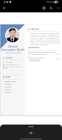 Islamabad, Job Seekers, Im Civil Fresh Diploma