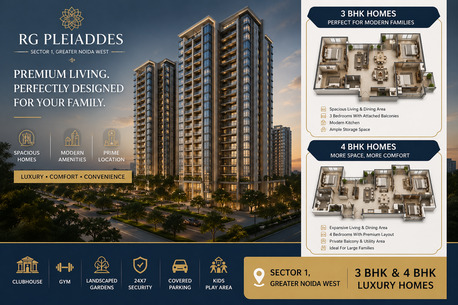 Greater Noida, Real Estate, RG Pleiaddes: Premium Living In Sector 1 Greater Noida