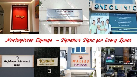 Chennai, Tools, Premium Custom Signage Solutions For Home & Business | Masterpieces Signage
