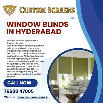 Hyderabad, Security, Window Blinds In Hyderabad &ndash; Custom Screens