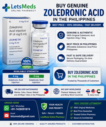 Manila, Health & Beauty Items, PHP 1,  Get Original Zoledronic Acid 5mg Online At Low Price In Philippines