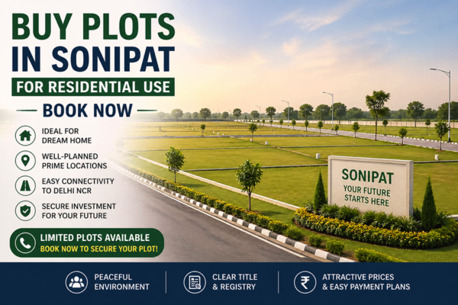 Gurgaon, Real Estate, Buy Plots In Sonipat For Residential Use &ndash; Book Now
