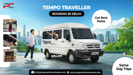 New Delhi, Travel, Premium Tempo Traveller Booking In Delhi For Comfortable Group Travels