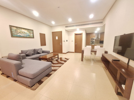 Juffair, Apartments, Flats, Houses & Villas, BHD 400/month,  Furnished,  2 BR,  130 Sq. Meter,  Stunning | Modern Interior | Balcony | Internet | Housekeeping | In New Juffair
