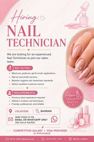 Isa Town, Jobs, Nail Technician