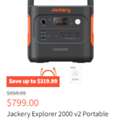 USD 799,  Solar Power Generator For Home &ndash; Reliable Backup Power