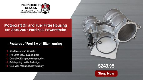 Los Angeles, Auto Parts, USD 249,  Order Oil Filter Housing 6.0 Powerstroke Direct Fit Unit