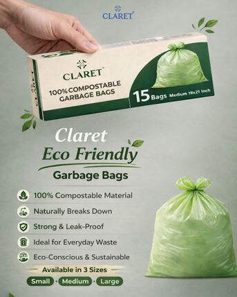 Mumbai, Business, Eco Friendly Garbage Bags Manufacturer &ndash; Compostable Bag Solutions | Claret