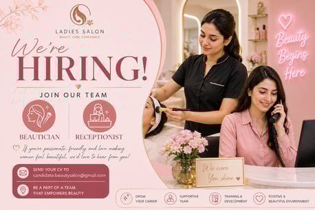 Doha, Jobs, Receptionist