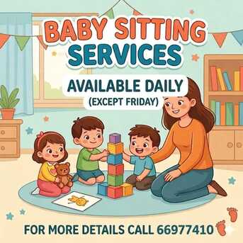 Manama, Daycare, BABY SITTING SERVICES