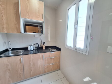 Juffair, Apartments, Flats, Houses & Villas, BHD 230/month,  Furnished,  Studio,  55 Sq. Meter,  Stunning | Modern Interior | Internet | Closed Kitchen | Gas Connection | Near Us Navy Bas
