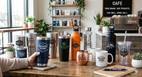 New York, Business, Branded Custom Drinkware With Logo In Bulk | Branded Promo
