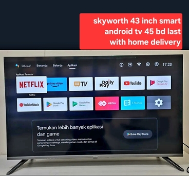 Manama, Electronics, BHD 45,  With Delivery 43 Inch Android Smart Tv Skyworth 45 Bd Msg 3670 8372 Wts Ap No Call
