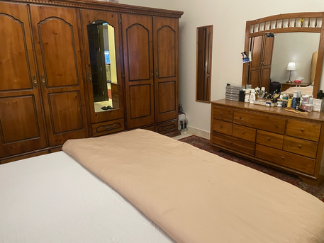 Riyadh, Furniture, SAR 3000,  Premium American Bedroom Set & Solid Wood 5-Door Wardrobe