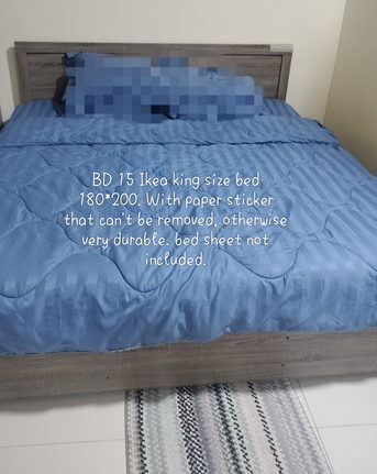 Hidd, Furniture, BHD 20,  Glass Center Table, King Size Bed 15bd