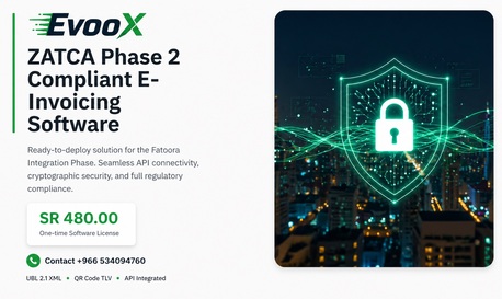 Riyadh, Computer, ZATCA Phase2 Compliant E-Invoicing Software