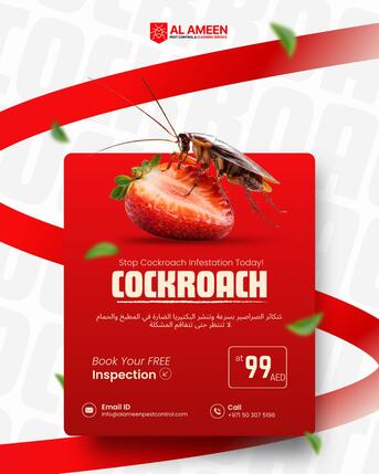 Dubai, Pest Control, Book Cockroach Control Now!