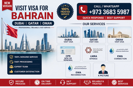 Baku, Travel, Visit Visa For Bahrain Dubai Qatar Oman