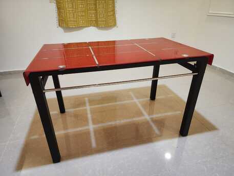 Jubail, Furniture, SAR 150,  Dining Table For Sale Material : Glass And Metal