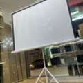 BHD 29,  New Box Pack Projector Screen 60",100",120" Tripod Stand/Wall Mounted Electric With Remote