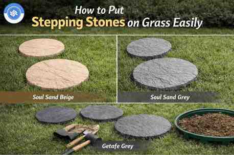 London, Farm & Garden, How To Put Stepping Stones On Grass | East Yorkshire Stone