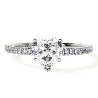 New York, Jewelry, USD 1651,  Shop Lab Grown Diamond Engagement Rings Heart Diamond Ring