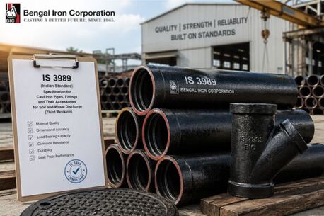 Kolkata, Business, Understanding IS 3989 Standards For Reliable Cast Iron Solution