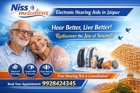 Jaipur, Health, Electronic Hearing Aids In Jaipur