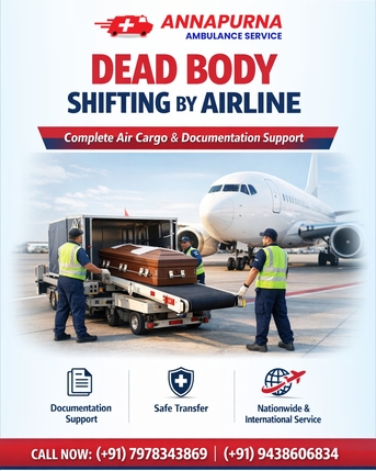 Bhubaneswar, Medical, Coffin Service In Airport Cargo Bhubaneswar