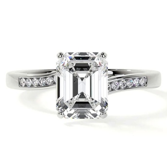 New York, Jewelry, USD 1525,  Order Emerald Cut Diamond Engagement Ring 1.61cttw Now