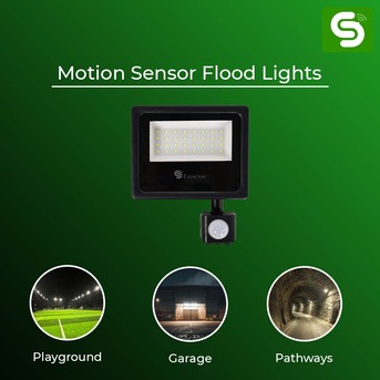 Noida, Electronics, Motion Sensor Floodlight, LED Batten & Outdoor Security Light | IP65 | Esysense India
