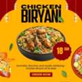 SAR 18,  Homemade Food - Chicken Biryani - Available