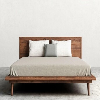 Kuala Lumpur, Furniture, MYR 3500,  Modern Teak Bed Frame TBF-006
