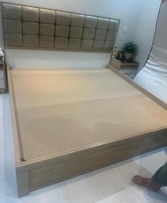 Khobar, Furniture, SAR 300,  WOODEN Double COT WITH MATTRESS