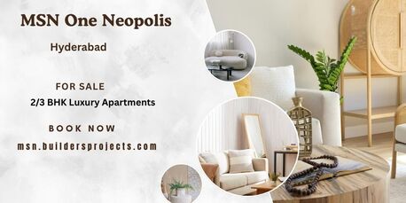 Hyderabad, Real Estate For Sale, 3 BR,  1234 Sq. Meter,  Luxury Living At MSN One Neopolis
