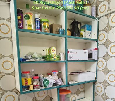 Al Sharafeyah, Household Items, SAR 1,  Wardrobe, Kitchen Shelfs, Kitchen Cabinets For Flash Sale..