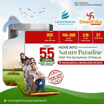 Hyderabad, Residential Plots, INR 21500,  150 Sq. Yard,  HMDA & RERA APPROVED OPEN PLOT FOR SALE