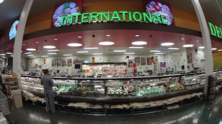 New York, Food, Modern Supermarket With Convenient Grocery Delivery Service