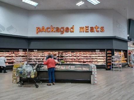 New York, Food, Modern Supermarket With Convenient Grocery Delivery Service