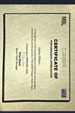 Riyadh, Job Seekers, Safety Officer @Mbl Approved