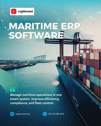 Sharjah, Business, Maritime ERP Software For Shipping Companies