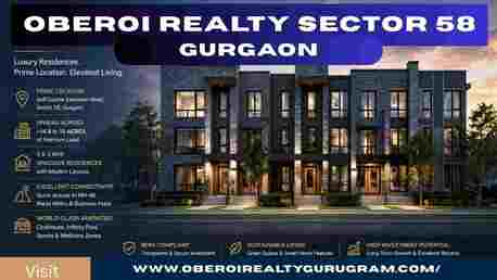 Gurgaon, Real Estate For Sale, Oberoi Realty Sector 58 Luxury Apartments At Gurgaon